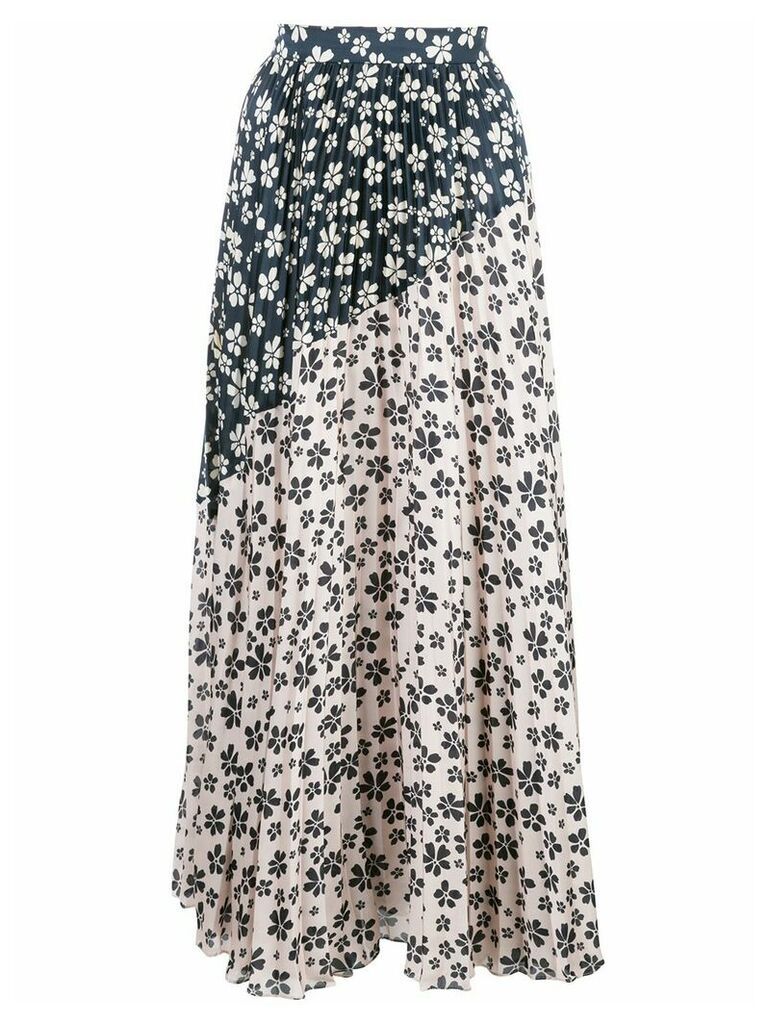 Jill Jill Stuart floral-print pleated skirt - White