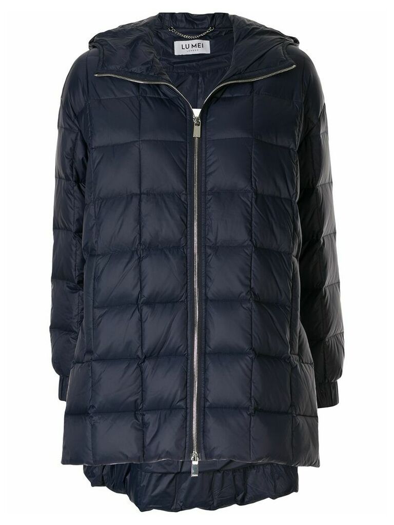 LU MEI quilted padded coat - Blue