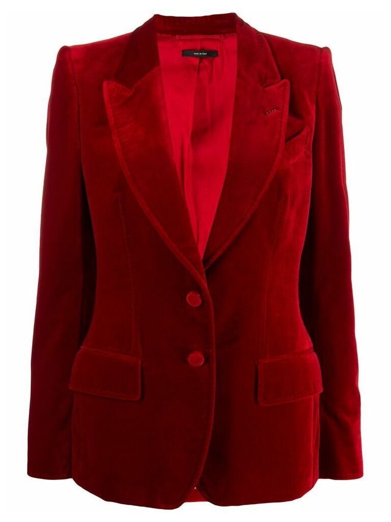 Tom Ford velvet blazer - Red