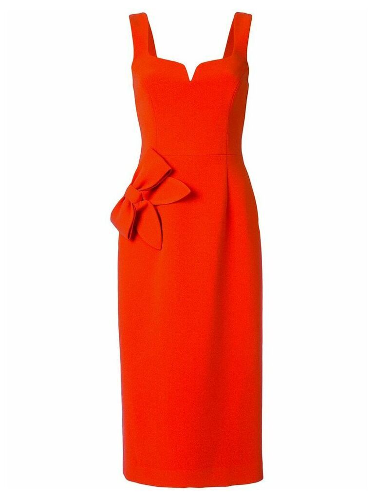Rebecca Vallance Galerie bow-embellished dress - Red
