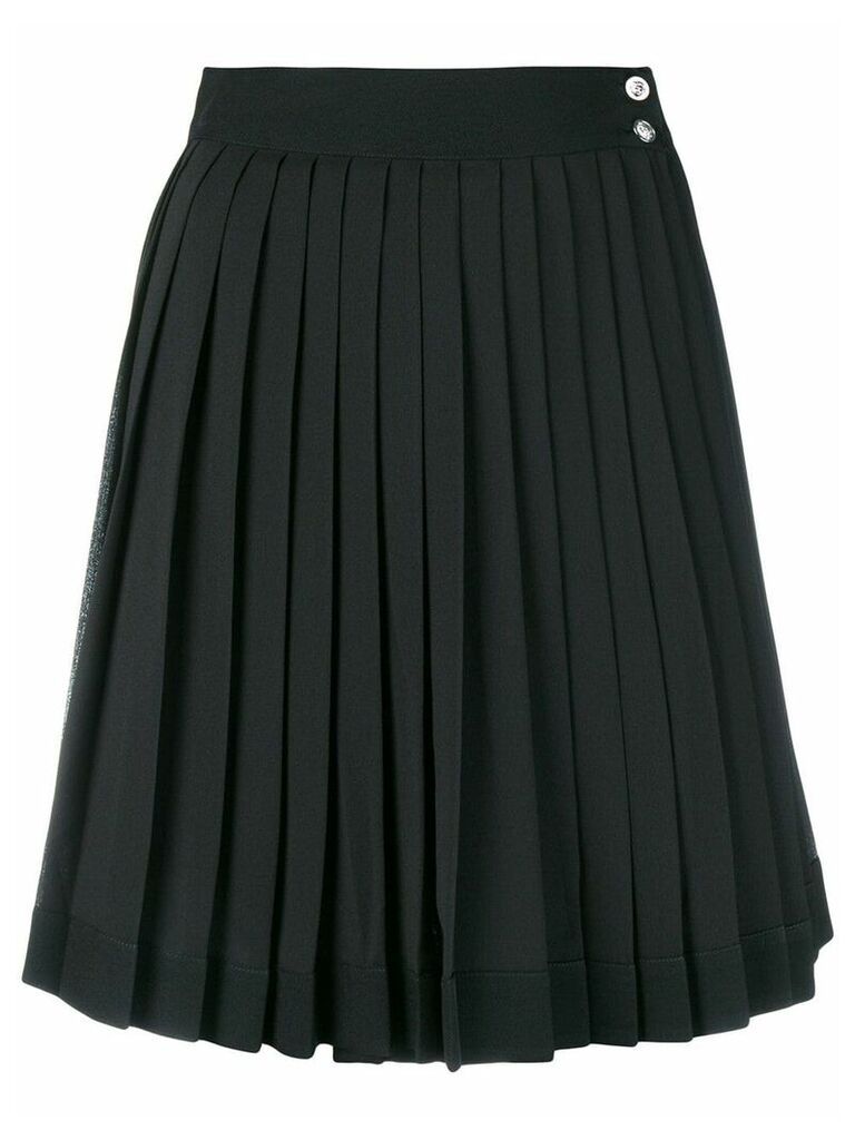 Versus high-waist pleated skirt - Black