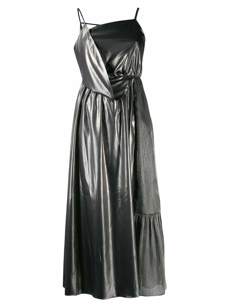 Three Floor Bouvier metallic dress - Grey