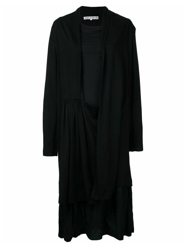 Comme Des Garçons Pre-Owned open jacket and dress - Black