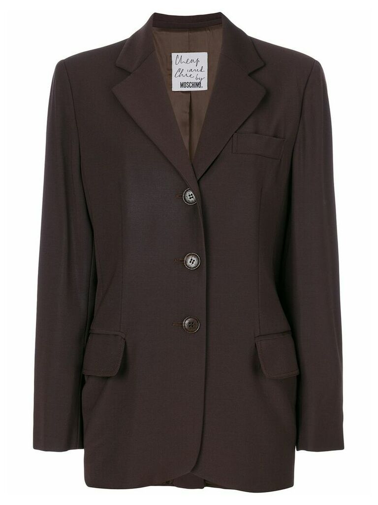Moschino Pre-Owned classic blazer - Brown