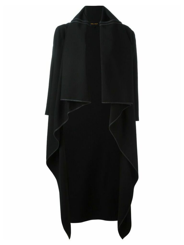 Comme Des Garçons Pre-Owned shawl collar coat - Black