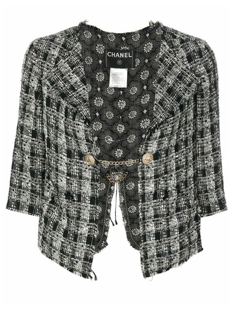 Chanel Pre-Owned 2007 tweed jacket - Black