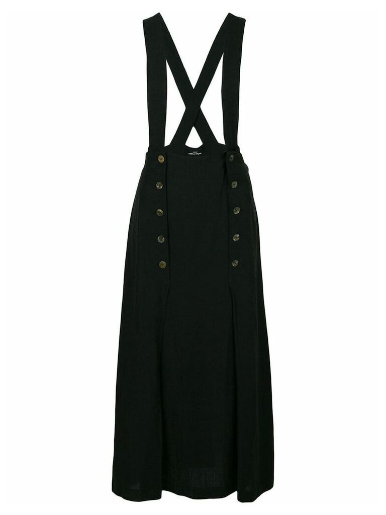 Comme Des Garçons Pre-Owned 1993 pinafore skirt - Black