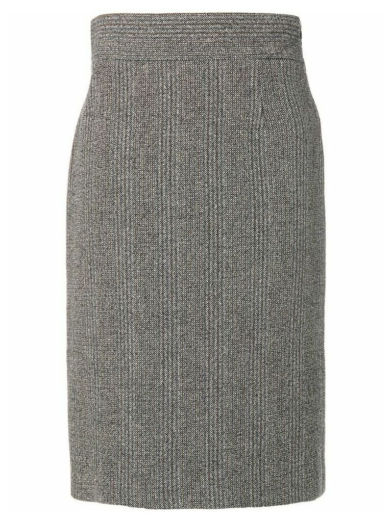 Prada Pre-Owned knitted midi skirt - Grey