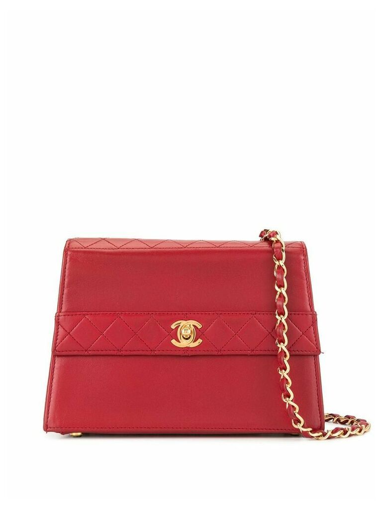 Chanel Pre-Owned 1989-1991 chain shoulder bag - Red