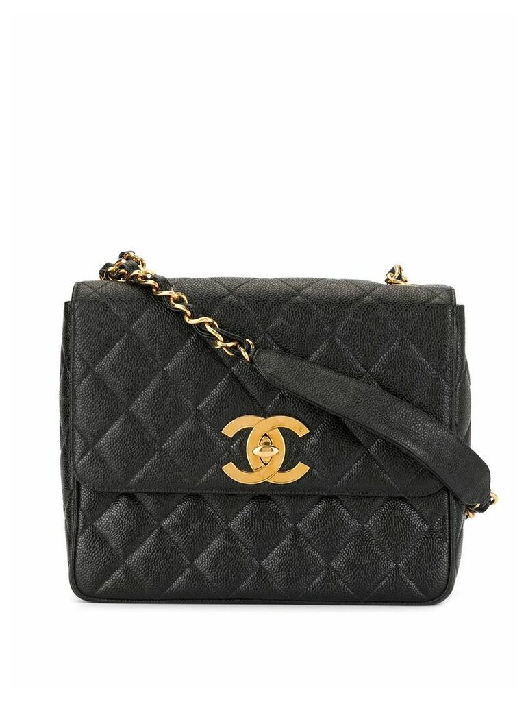 Chanel Pre-Owned quilted shoulder bag - Black