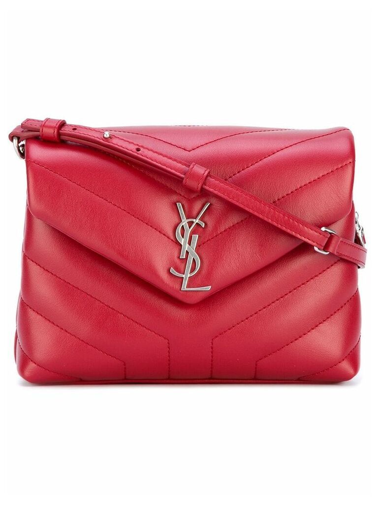 Saint Laurent Loulou quilted crossbody bag - Red