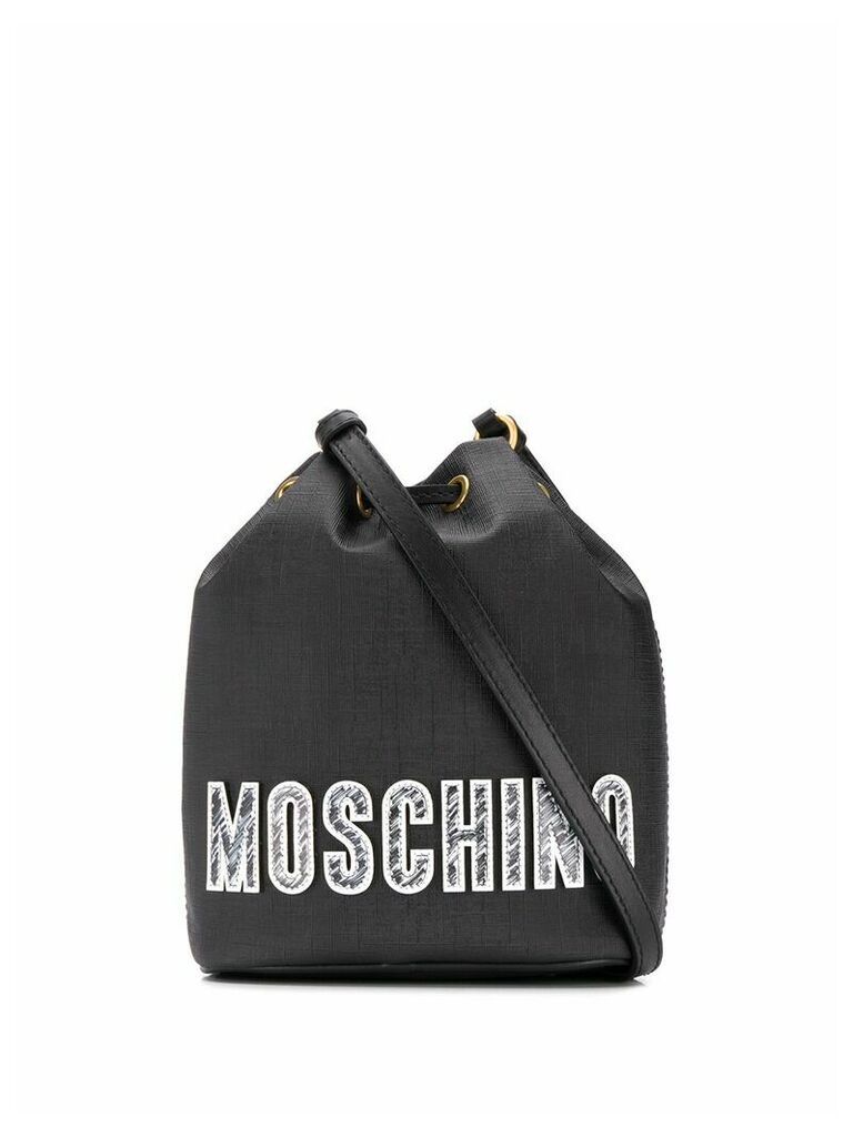 Moschino Teddy Bear bucket bag - Black