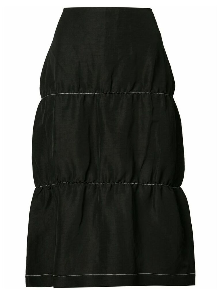 Wales Bonner flared style skirt - Black