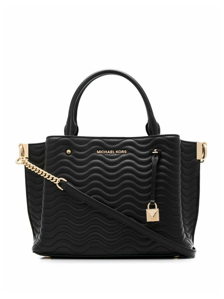 Michael Michael Kors quilted logo tote - Black