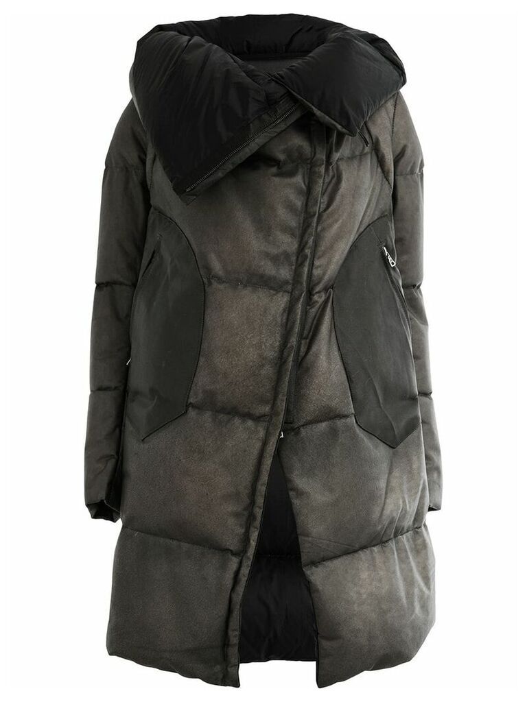 Isaac Sellam Experience leather padded coat - Grey