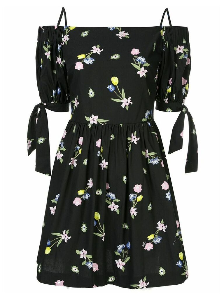 Vivetta floral print short dress - Black