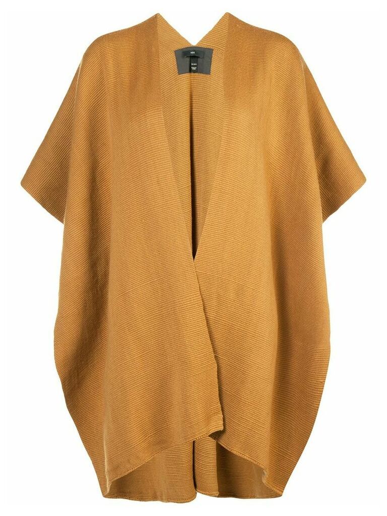 VOZ knitted poncho - Yellow