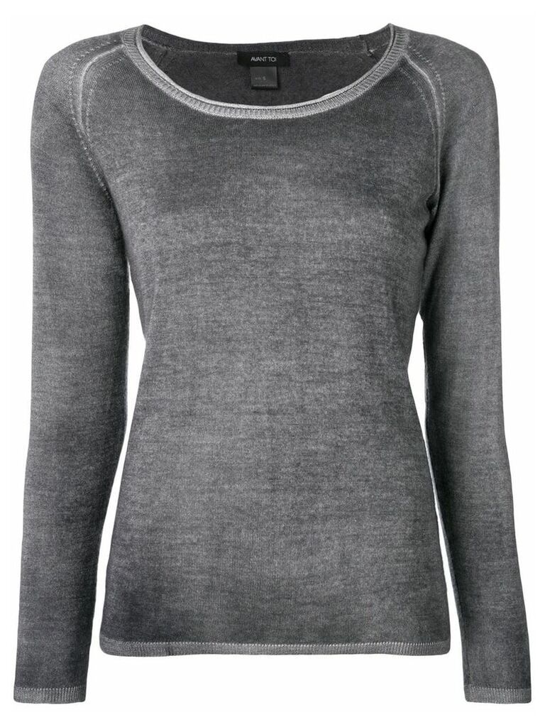 Avant Toi slim-fit sweatshirt - Grey