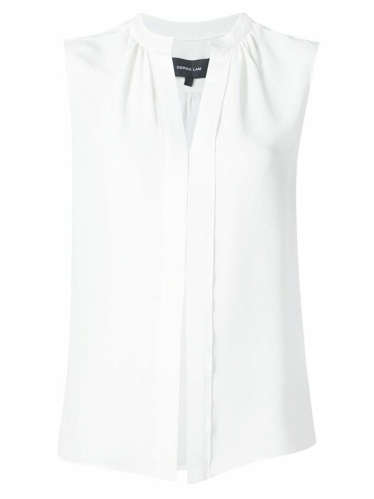 Derek Lam Kara sleeveless silk blouse - White