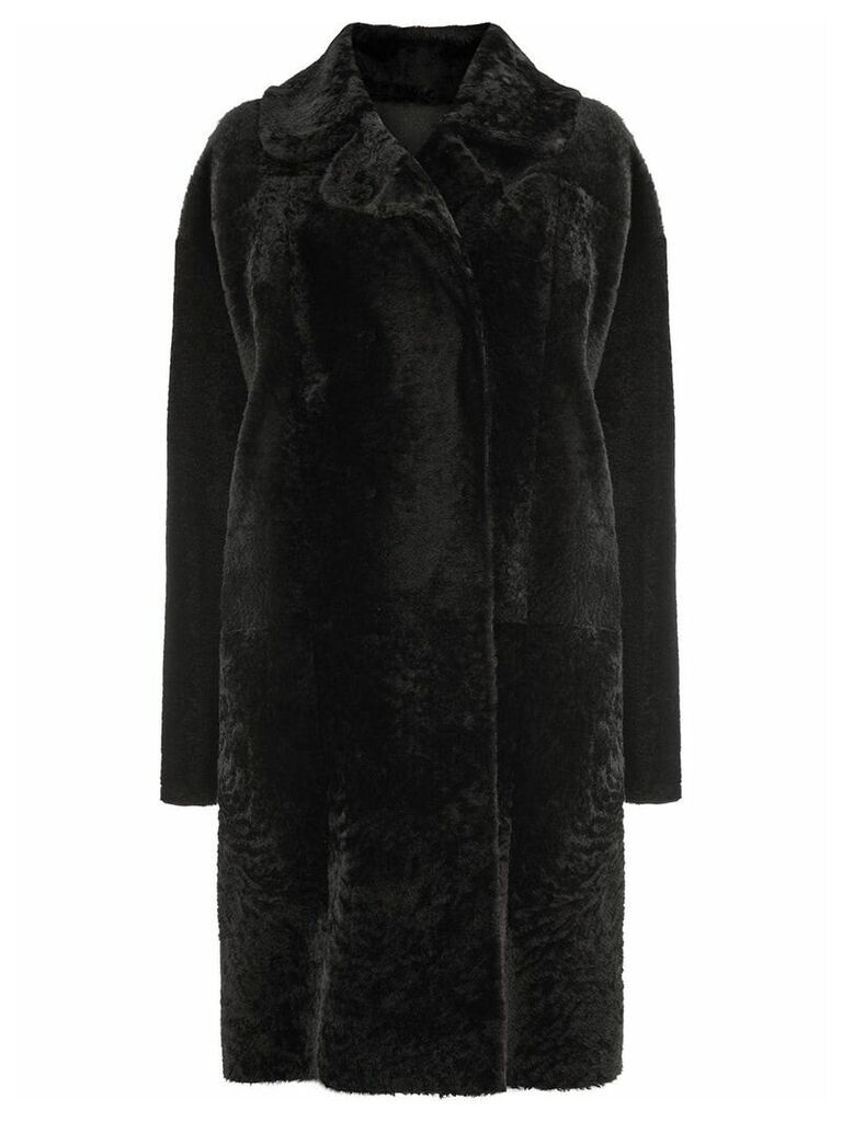 Drome reversible fur coat - Black