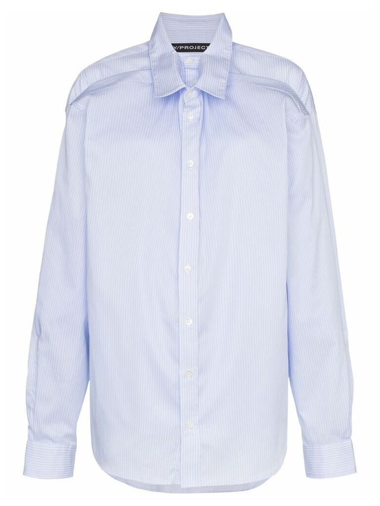 Y/Project double front shirt - Blue