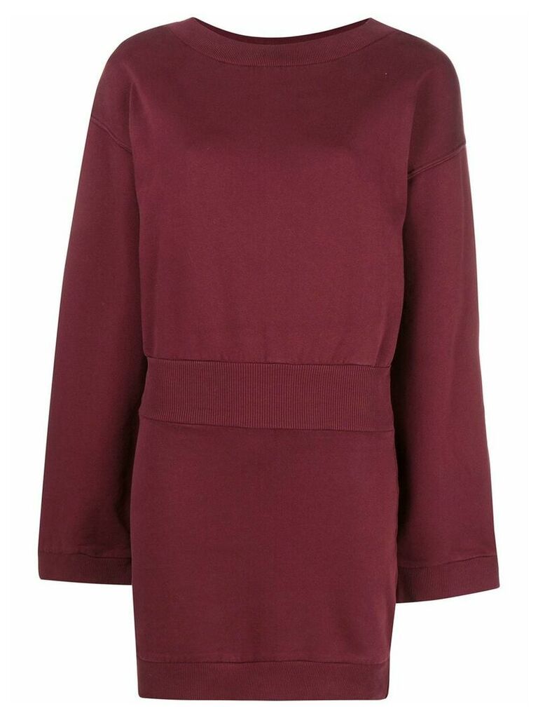 Faith Connexion ribbed sweater dress - Red