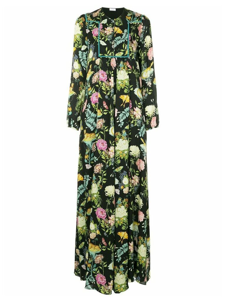 Vilshenko floral and butterfly gown - Multicolour
