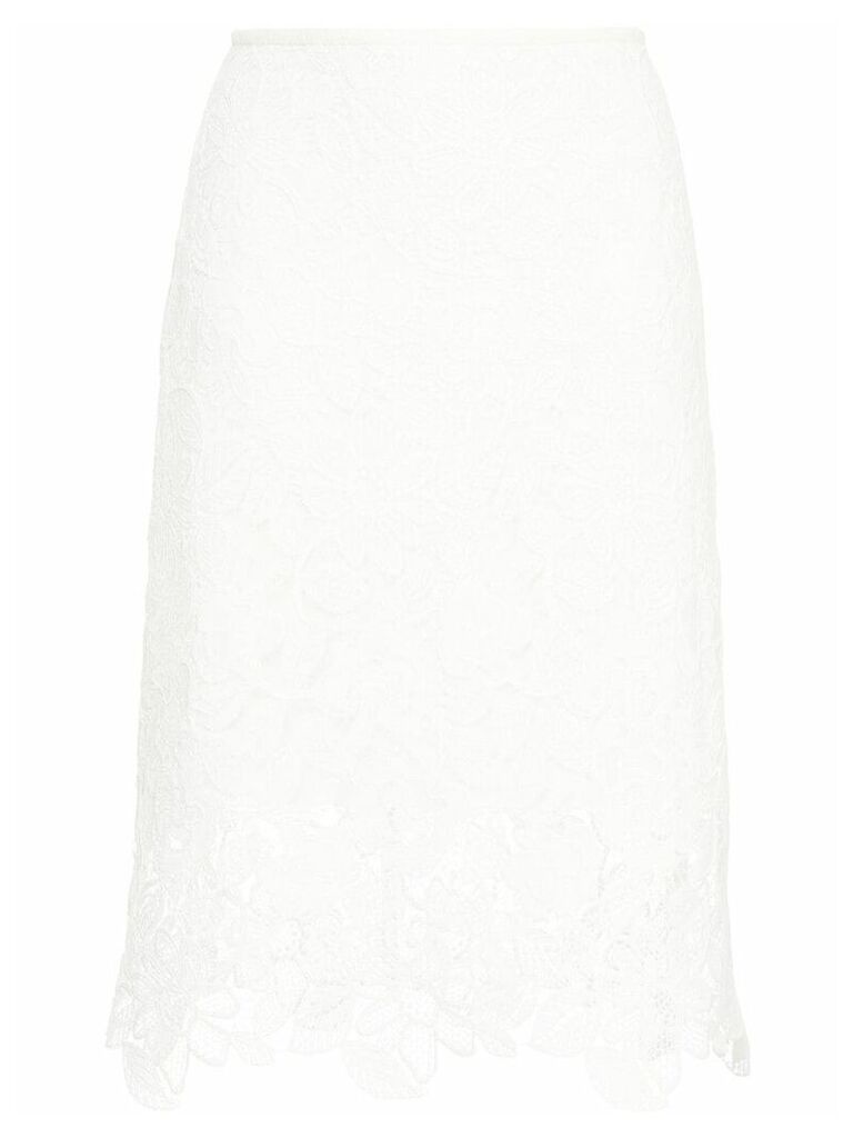 Manning Cartell floral lace skirt - White