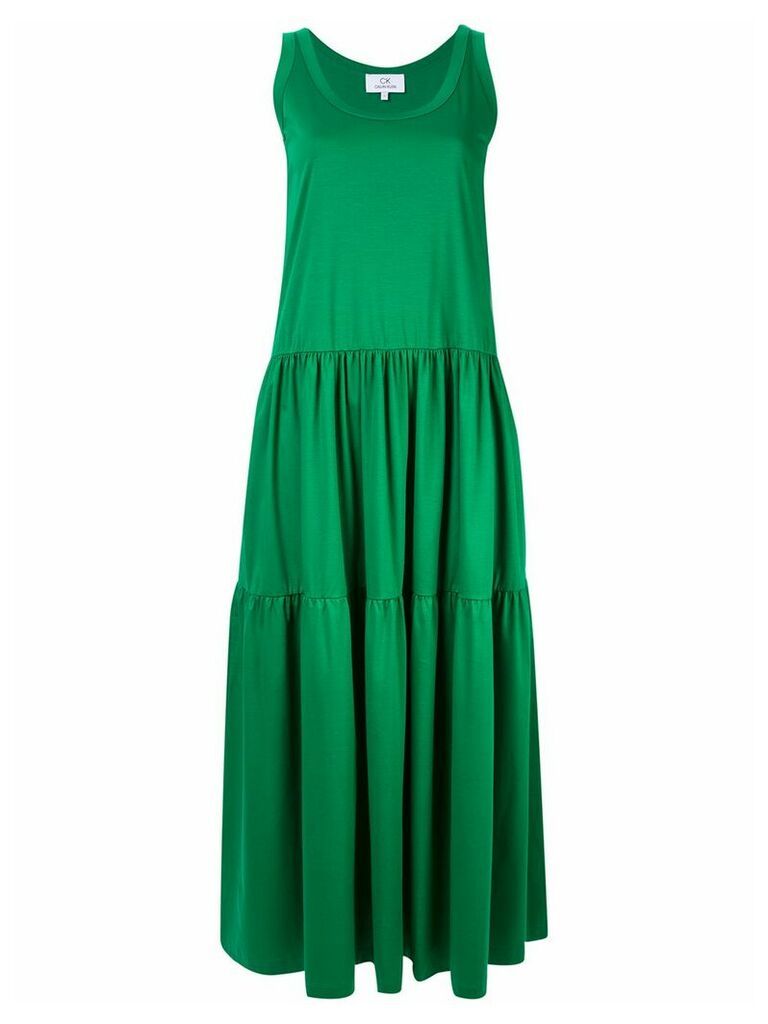 CK Calvin Klein sleeveless maxi dress - Green
