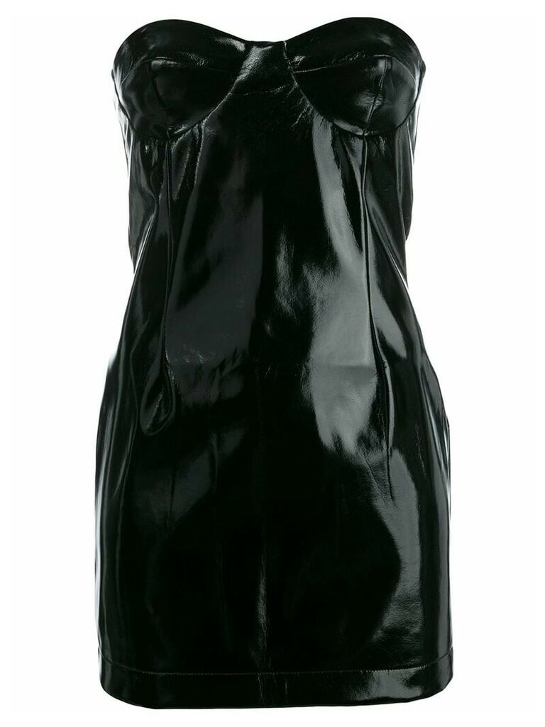 Gcds bustier structured mini dress - Black