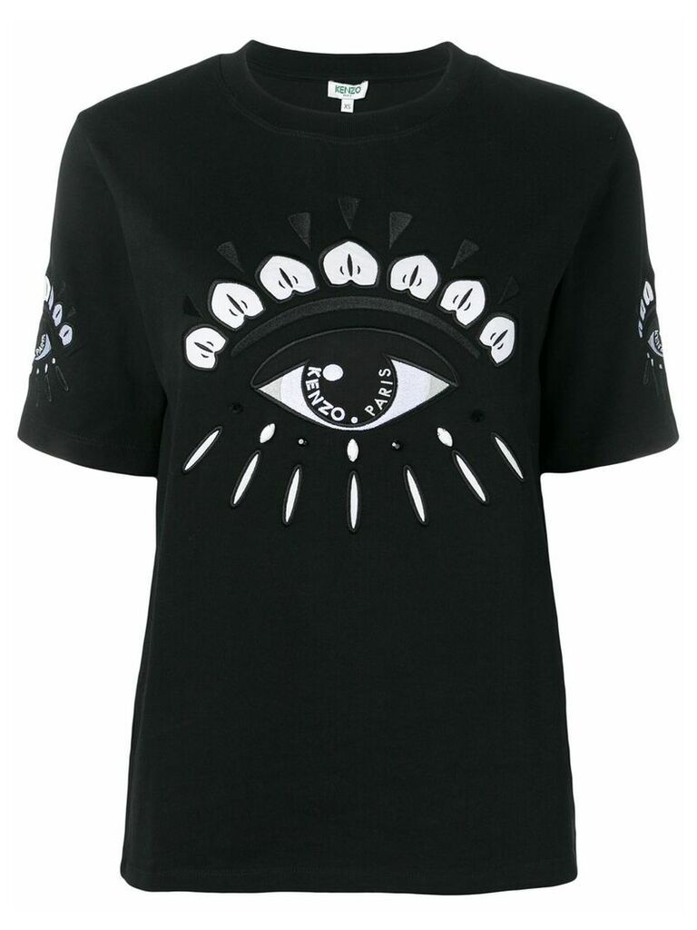 Kenzo eye print T-shirt - Black