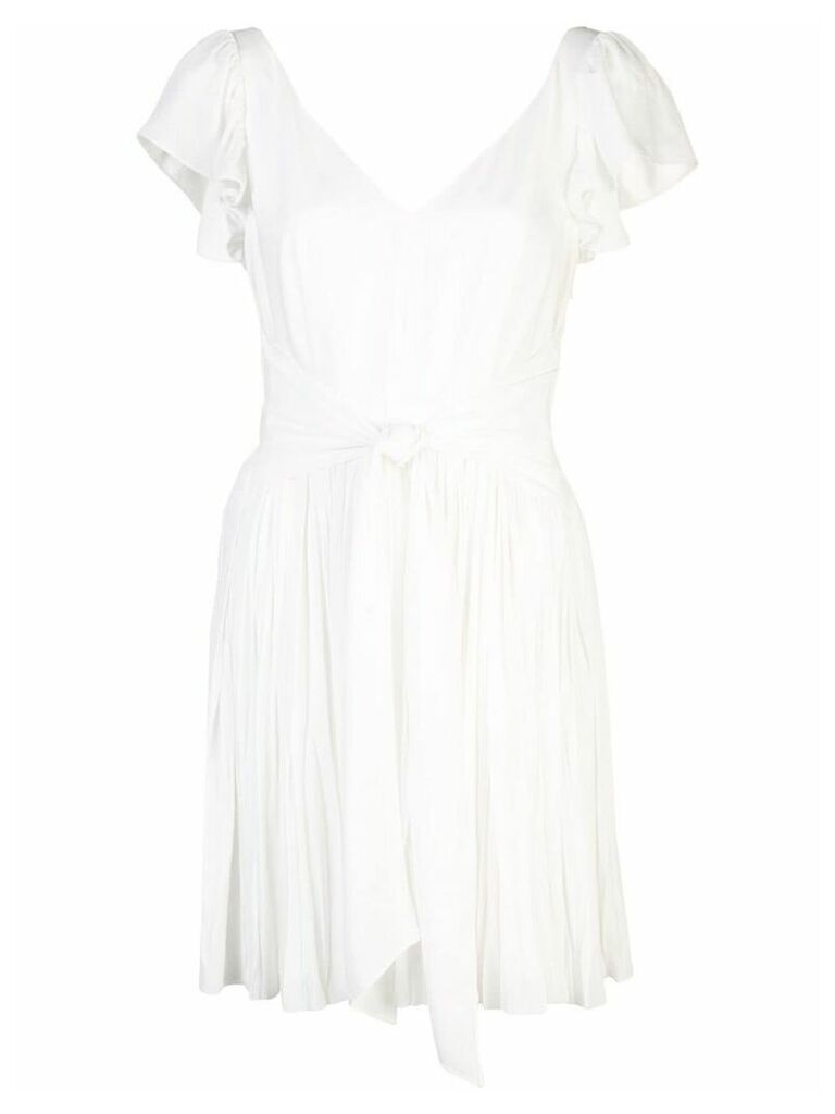 Cinq A Sept Genesis gathered dress - White