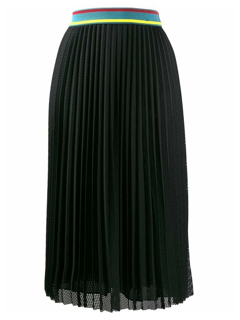 M Missoni mesh pleated skirt - Black