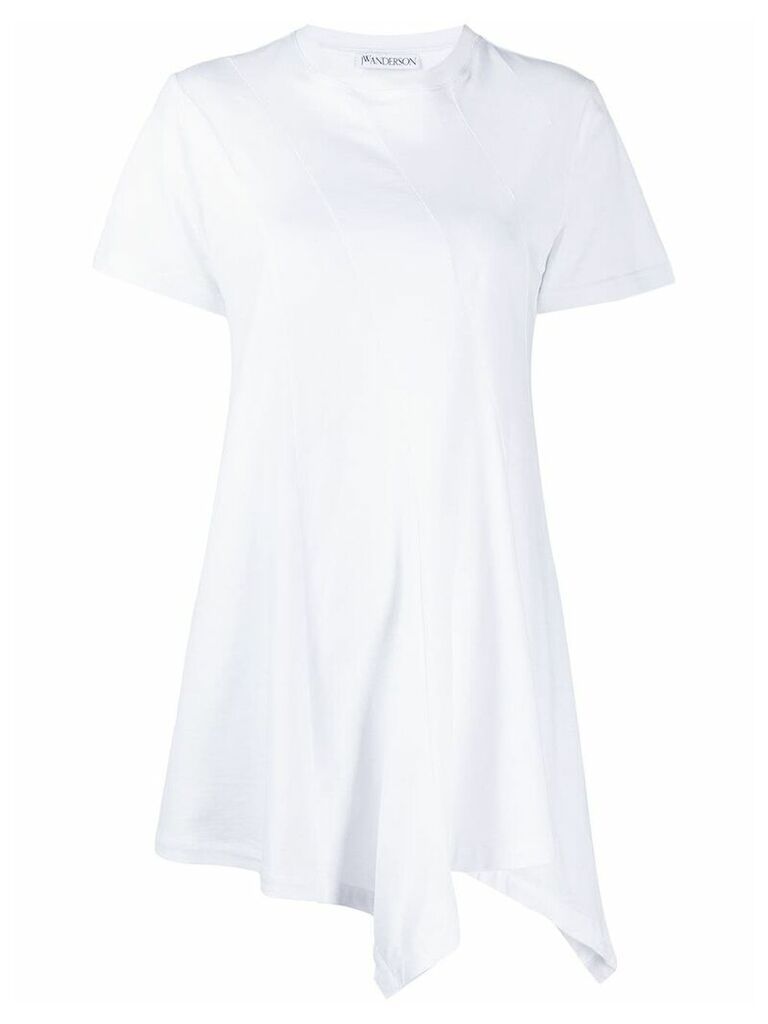 JW Anderson asymmetric hem T-shirt - White
