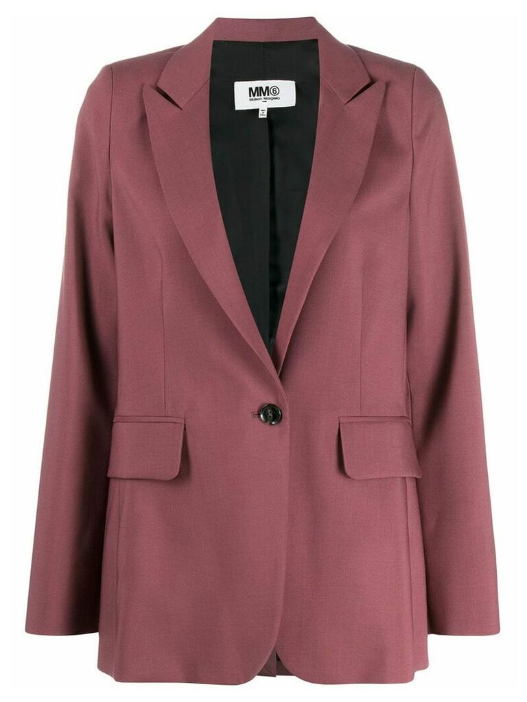 Mm6 Maison Margiela relaxed fit blazer - PINK