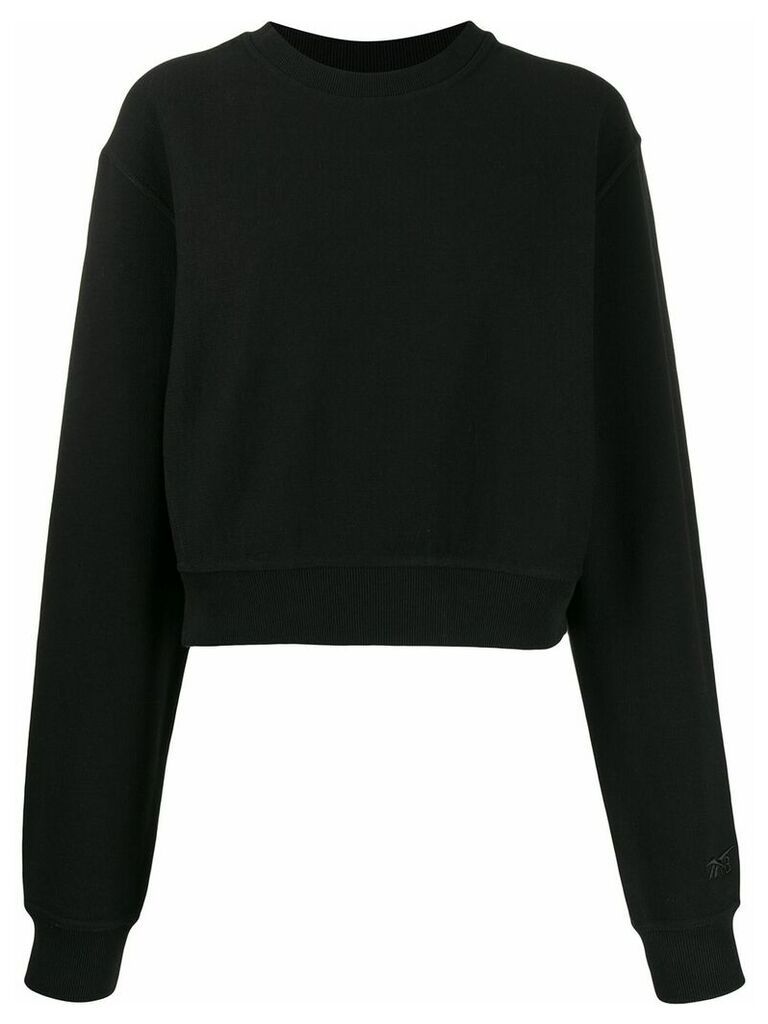 Reebok x Victoria Beckham cropped sweatshirt - Black