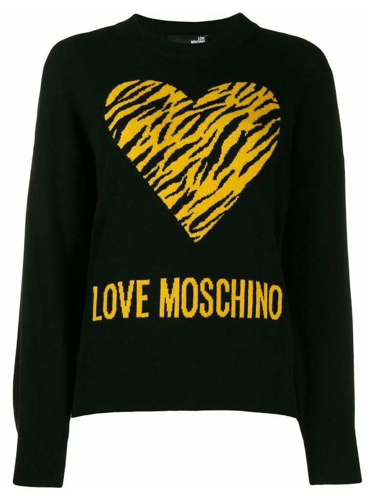 Love Moschino Love knit jumper - Black