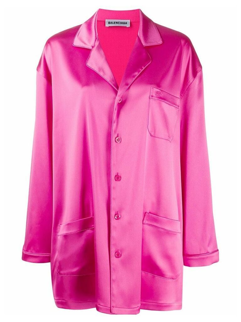 Balenciaga Pajama Pocket shirt - PINK