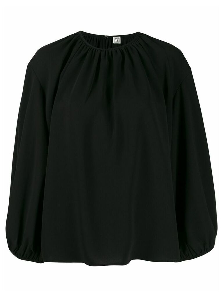 Totême loose-fit Pomerance blouse - Black