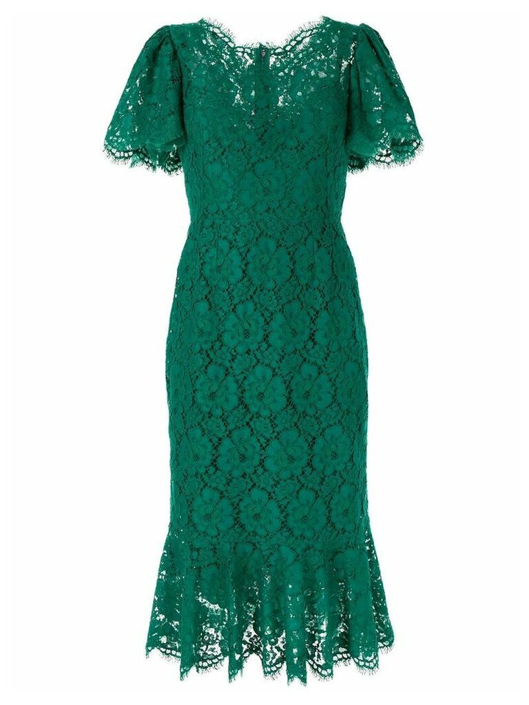 Dolce & Gabbana lace midi dress - Green