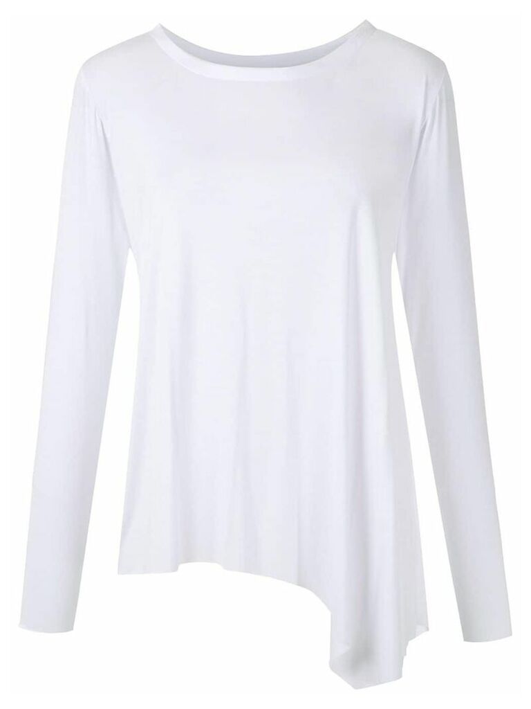 Uma Raquel Davidowicz Cherry asymmetric blouse - White