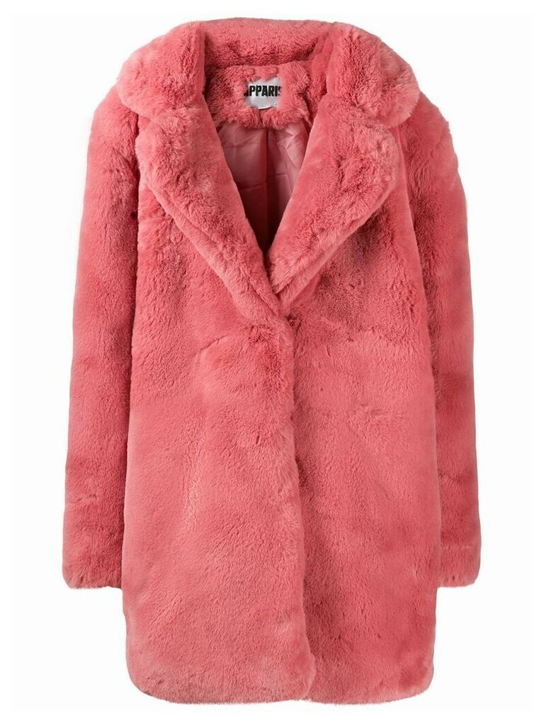 Apparis faux-fur coat - PINK