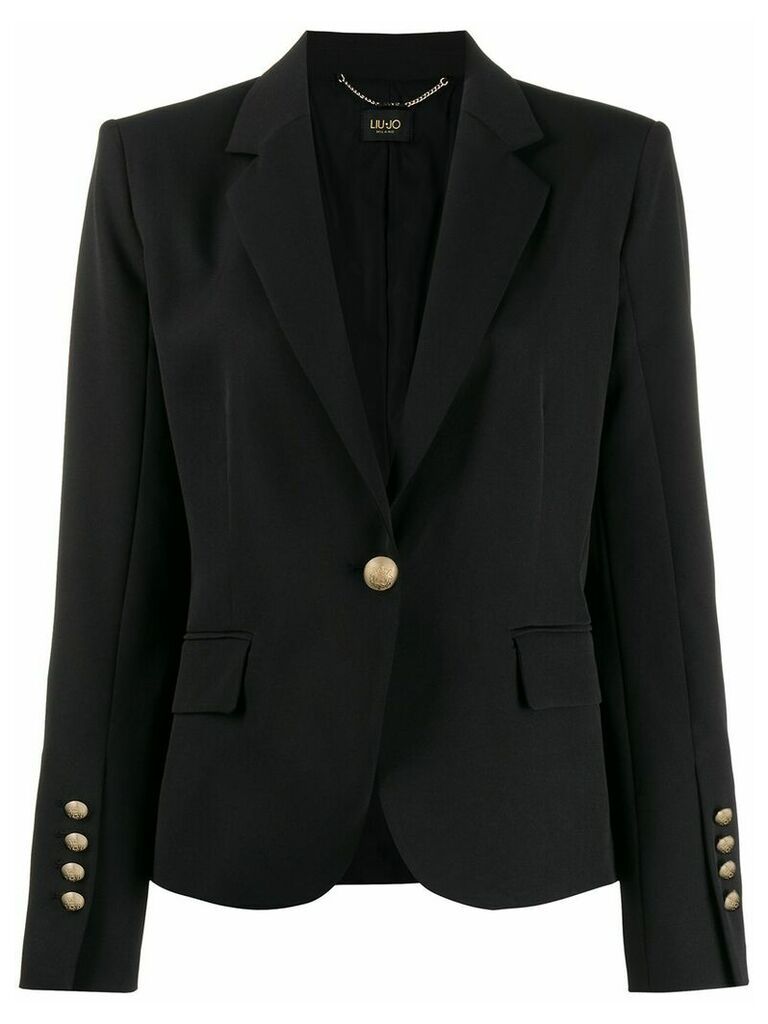 LIU JO buttoned blazer - Black