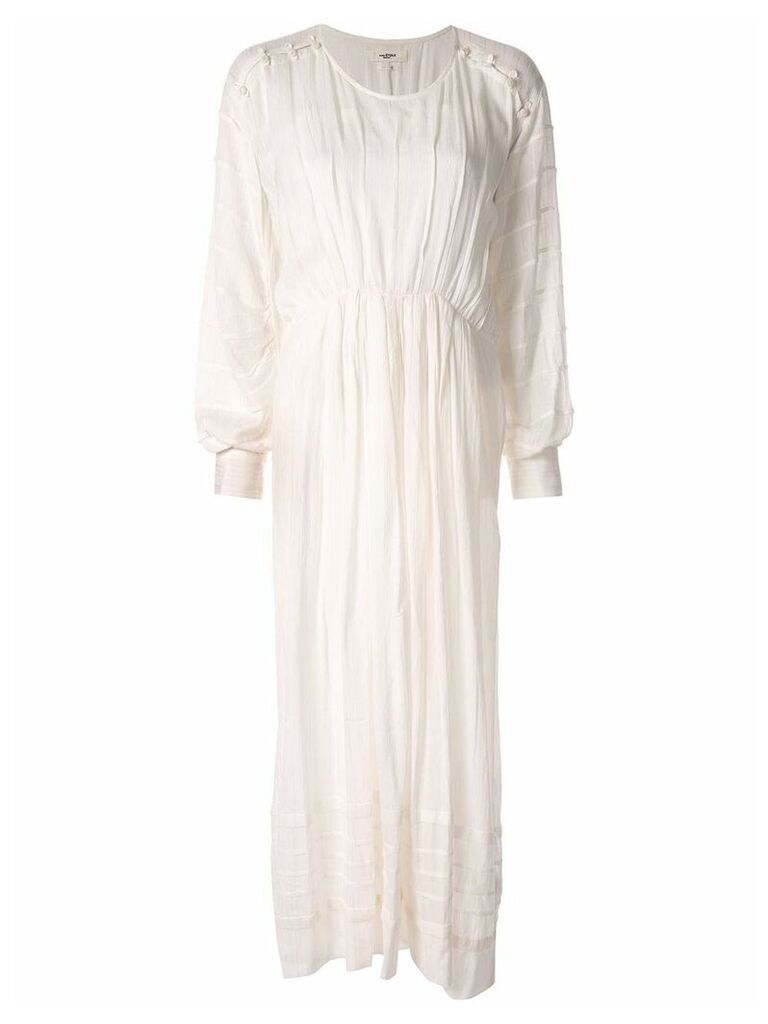 Isabel Marant Étoile Oceane pleated maxi dress - White