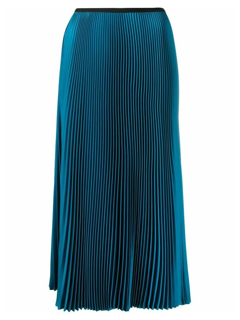 Blanca Vita pleated midi skirt - Blue