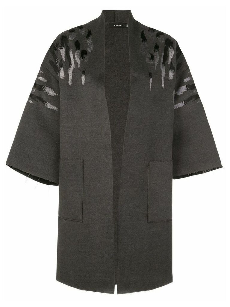 Natori felted oversized coat - Grey