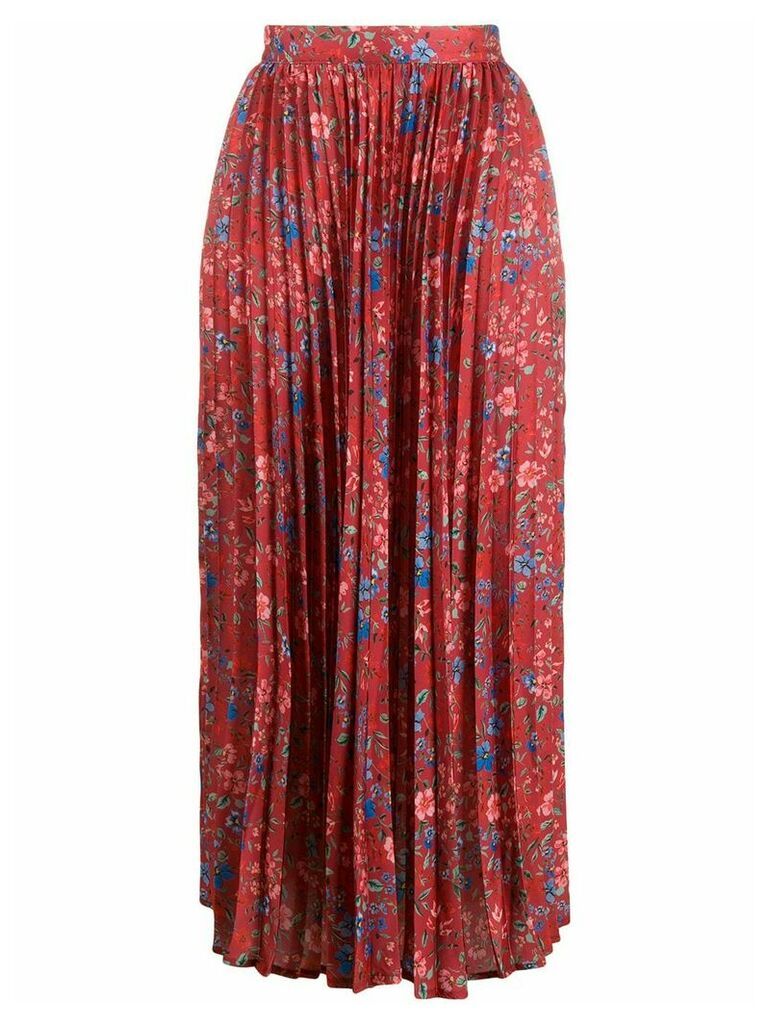 Andamane Becky floral-print skirt - Red