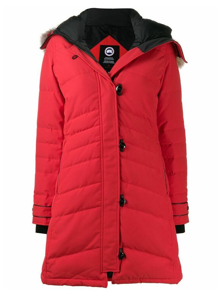 Canada Goose button padded coat - Red
