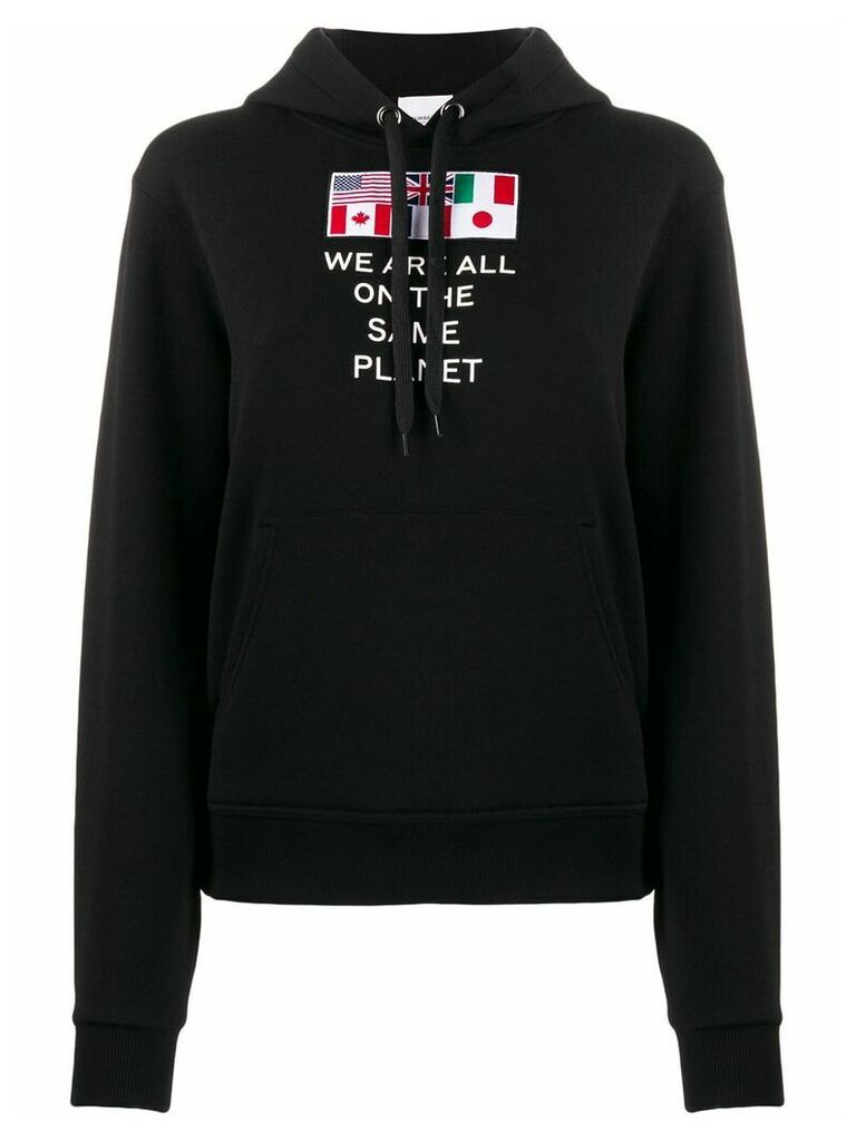Burberry We Are All The Same Planet hoodie - Black
