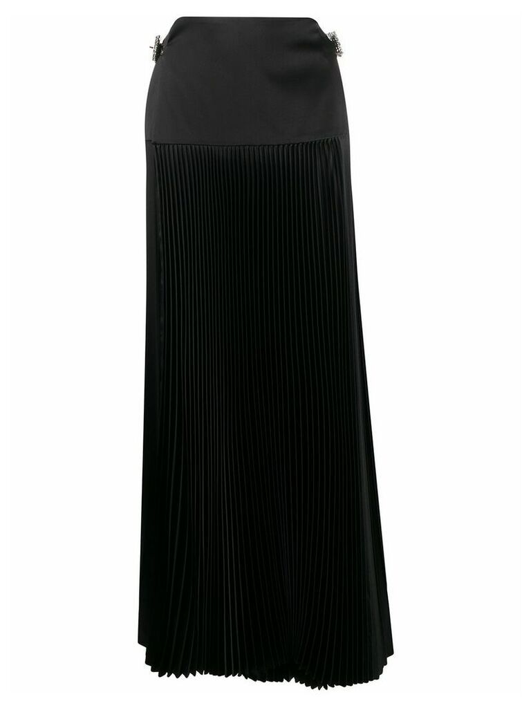 Alexandre Vauthier A-line pleated skirt - Black